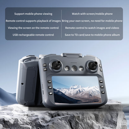 New XT606 professional drone GPS aerial photography with screen 1200 meter remote control distance controller high-definition intelligent obstacle avoidance four axis 1000 meter digital image transmission 4K image video aircraft