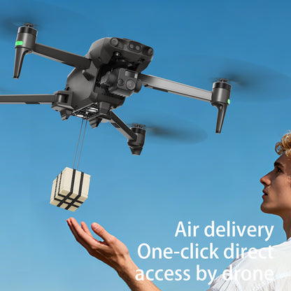 New S800 three-axis gimbal anti shake aerial drone GPS tracking touch screen remote control long endurance high-definition dual cameras outdoor professional shooting video 10 kilometers image transmission 5500mAh large capacity battery aircraft