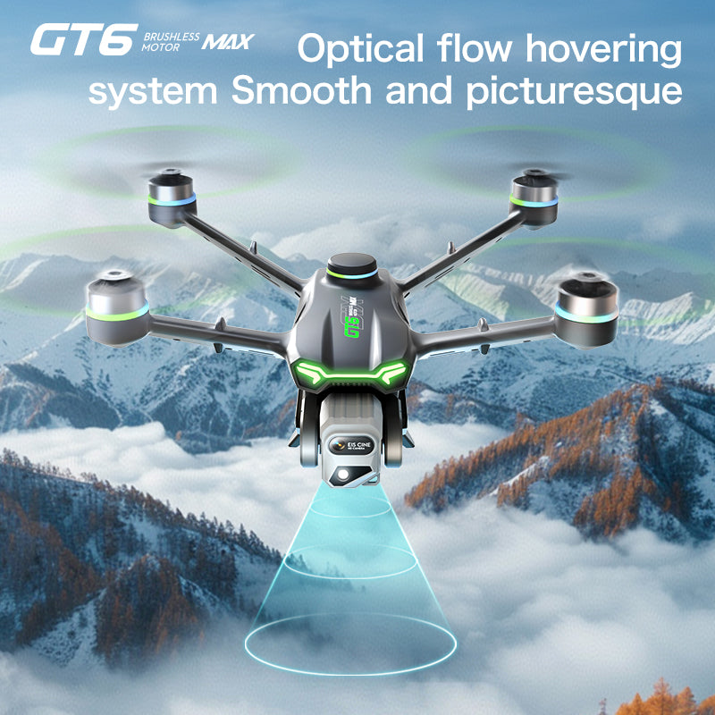 GT6 professional drone GPS automatic return quadcopter remote control with screen display high-definition aerial photography obstacle avoidance aircraft