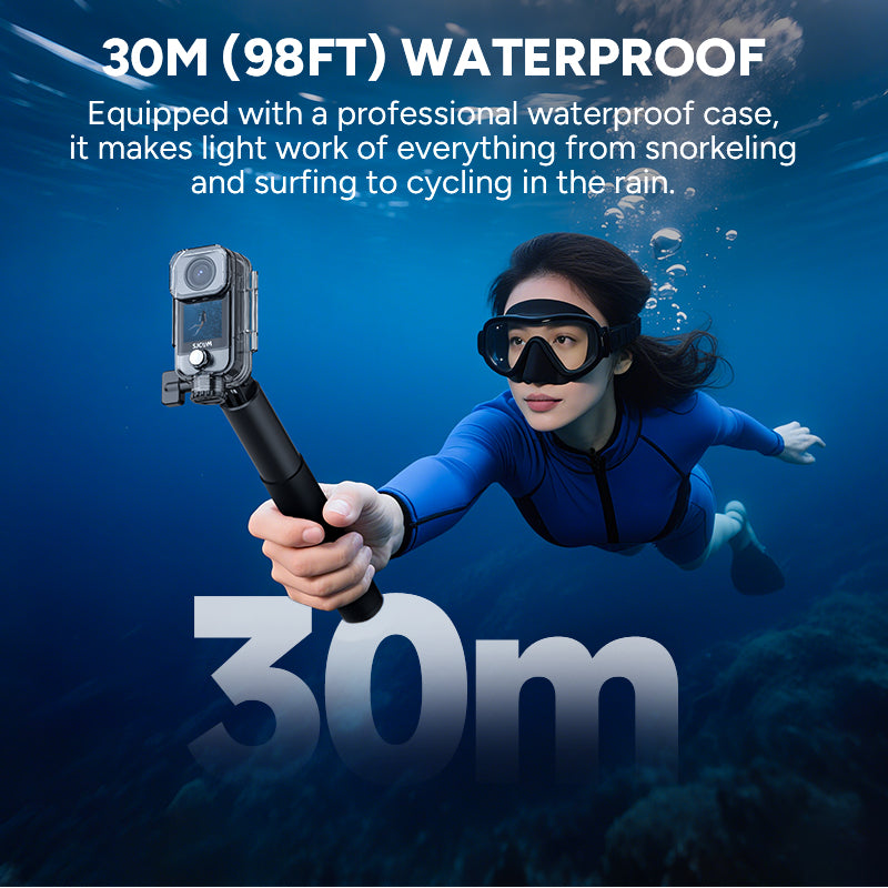 Suying Handheld Action Camera C400 Outdoor Sports 4K Camcorder 360 Panoramic Pocket Camera