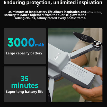 8K dual-camera F8 obstacle-avoiding mini drone with LCD screen remote control, GPS positioning, brushless high-definition aerial photography aircraft, 10 0m image transmission, 360-degree omnidirectional obstacle avoidance, 35-minute flight time