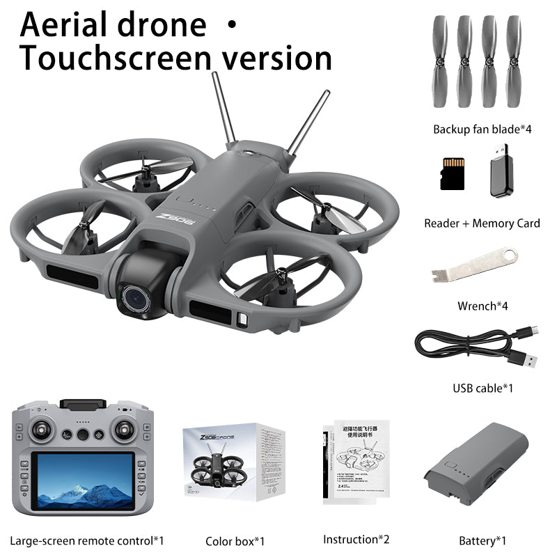 New Z906 professional drone aerial photography dual camera electric dimming flow obstacle avoidance aircraft large screen remote control aircraft