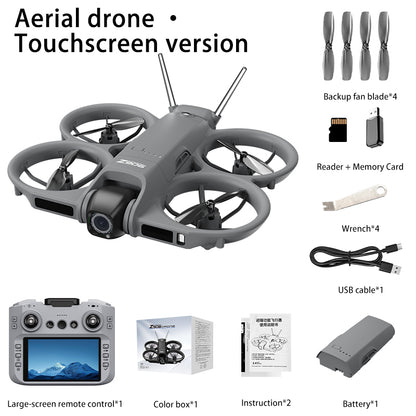 New Z906 professional drone aerial photography dual camera electric dimming flow obstacle avoidance aircraft large screen remote control aircraft