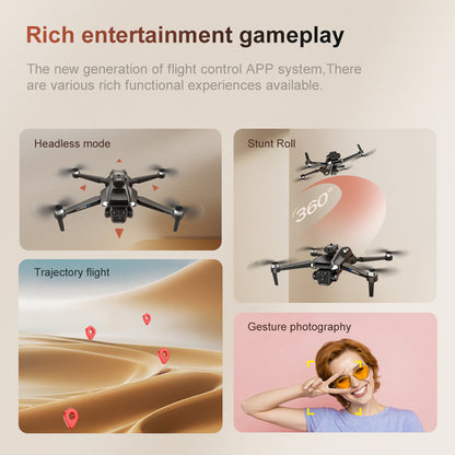 M22max Drone with Obstacle Avoidance 4.5 Inch Screen HD Camera Quadcopter RC Aircraft for Aerial Photography