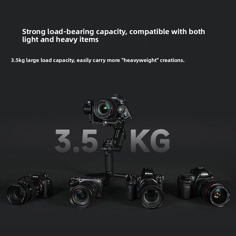 Tech Scorpion 3 3-Axis Gimbal Stabilizer for Live Stream Photography Camera Professional Anti-Shake Multi-Functional Commercial Shooting