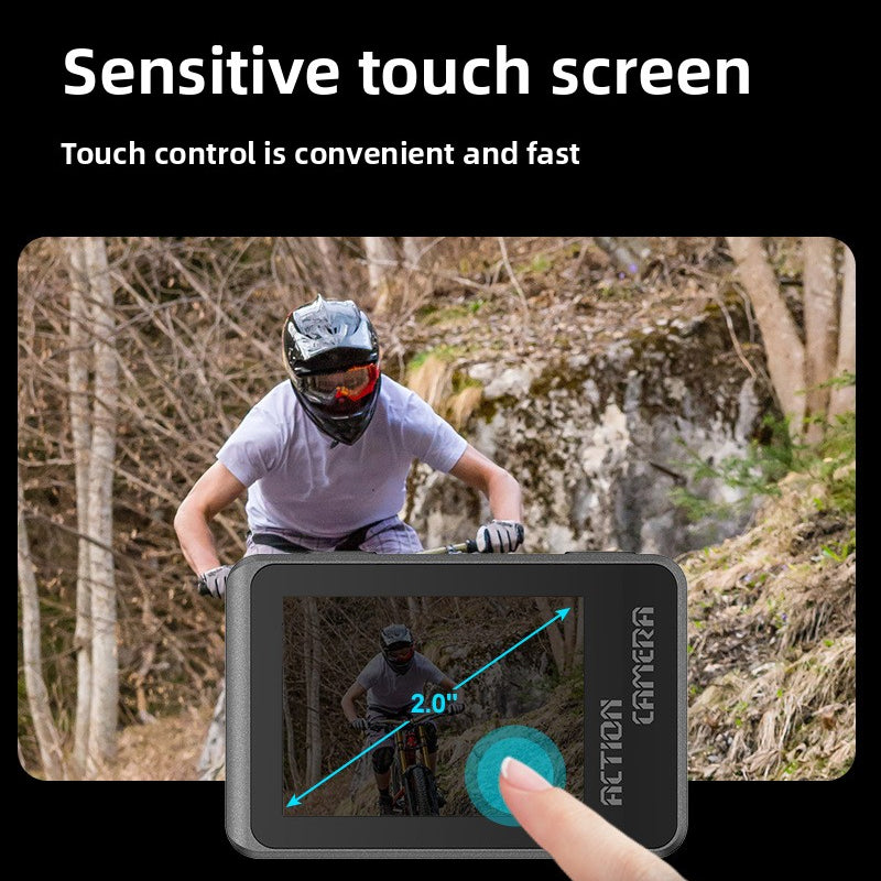 New anti-shake 8K action camera,anti-shake high-definition outdoorwireless shooting, diving helmetcamera, cycling ultra-wide-anglemulti-function camera