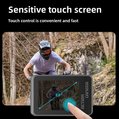New anti-shake 8K action camera,anti-shake high-definition outdoorwireless shooting, diving helmetcamera, cycling ultra-wide-anglemulti-function camera