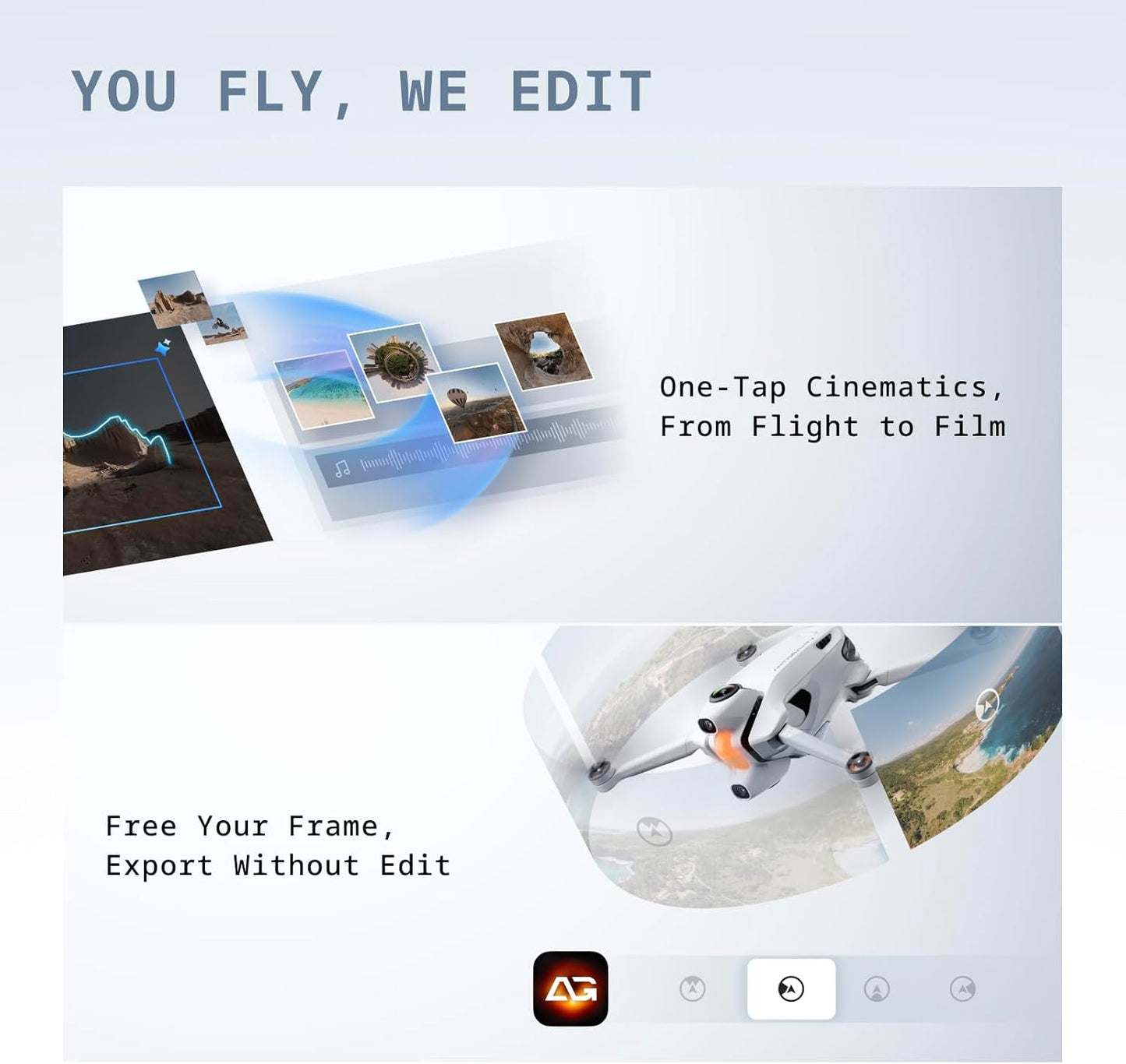 New Antigravity A1-360 8K Drone, Immersive Glasses, Gesture Control (Suitable for Adult Beginners), Intelligent ObstacleAvoidance, 249g Foldable Design, Depth Tracking, Auto Return to Home, Automatic Professional HD Video Editing