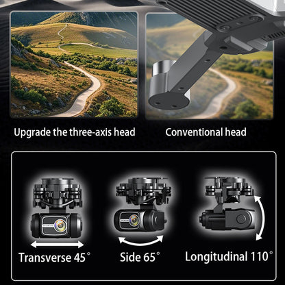 New AE3 professional aerial drone three-axis gimbal high-definition lens remote control aircraft screen display GPS endurance intelligent obstacle avoidance