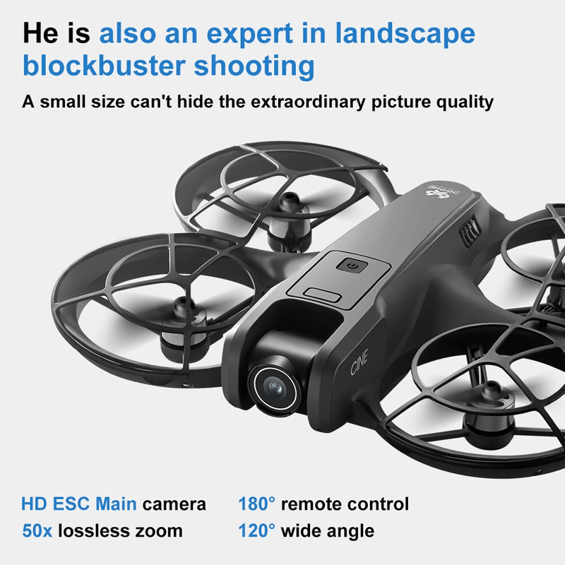 V666 drone with screen aerial photography, high-definition remote control, fully protected fixed height multifunctional aircraft