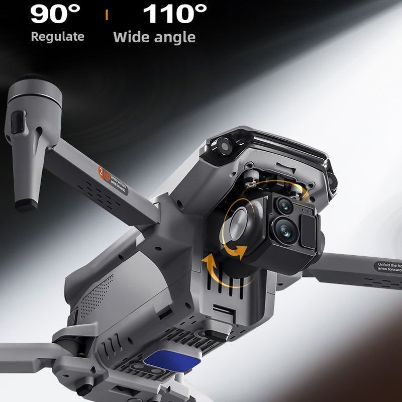 New Model 5G Touchscreen Remote Control 8K Three-Axis Mechanical Anti-Shake Gimbal Drone with GPS Return-to-Home Function, 360-Degree Automatic Obstacle Avoidance, 10-Kilometer Flight Range, 30-Minute Battery Life, Multi-Function