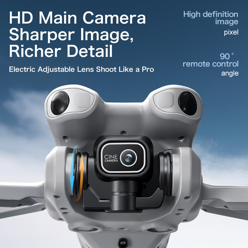 2026 New 4.3-inch Large Screen GT50 Aerial Drone Brushless Motor Four Axis Mini Aircraft Fixed Altitude Aircraft