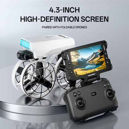 H28 drone, brushless optical flow aerial photography, light folding screen control, obstacle avoidance, quadcopter, 360 degree rolling multifunctional aircraft
