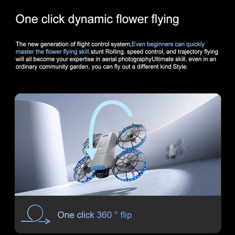 The new G63 drone is a professional aerial photography folding aircraft with screen control and optical flow brushless remote control multi-functional aircraft