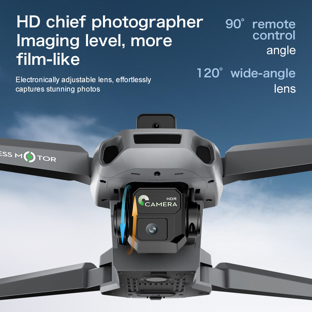 ZH8 drone remote control with screen aerial photography, brushless obstacle avoidance, airdrop quadcopter with long-lasting endurance, intelligent obstacle avoidance, high air pressure, counterclockwise rotation, gesture photography