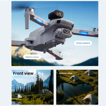 8K dual-camera F8 obstacle-avoiding mini drone with LCD screen remote control, GPS positioning, brushless high-definition aerial photography aircraft, 10 0m image transmission, 360-degree omnidirectional obstacle avoidance, 35-minute flight time