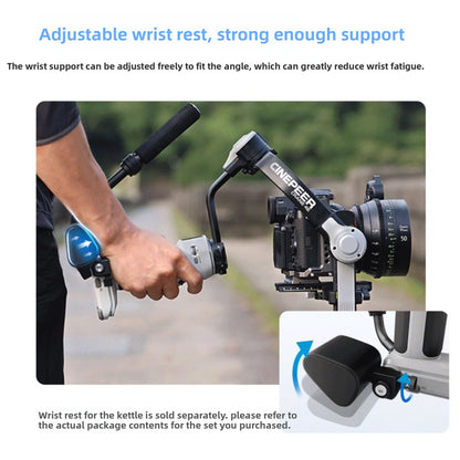 4E Gimbal Stabilizer 3 Axis Professional Camera Anti Shake for Sony Canon Nikon Mirrorless Cameras Wireless Bluetooth Connectivity
