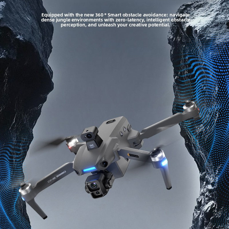 2026 New S880 Professional Aerial Photography Drone with Large-Screen Remote Controller, 12-Kilometer Long-Range Video Transmission, 3-Axis Gimbal, and 4K HD Flight Capability