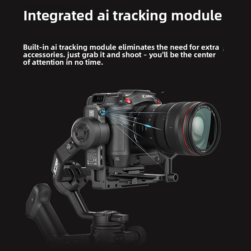 Tech Scorpion 3 3-Axis Gimbal Stabilizer for Live Stream Photography Camera Professional Anti-Shake Multi-Functional Commercial Shooting