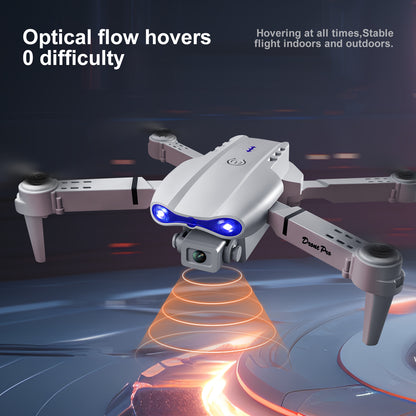 New model with screen upgrade, screen controlled lighting, drop resistant drone, high-definition dual camera aerial photography, quadcopter, 360 ° flip