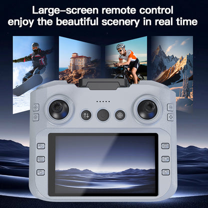 New Aerial Photography Drone AE5Pro Screen-Controlled Smart Obstacle Avoidance HD Electric Adjustment Quadcopter Remote Control Aircraft