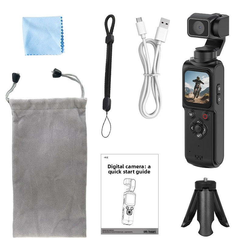 New 4K HD handheld action camera,outdoor pocket gimbal camera, travelhandheld vlog camera