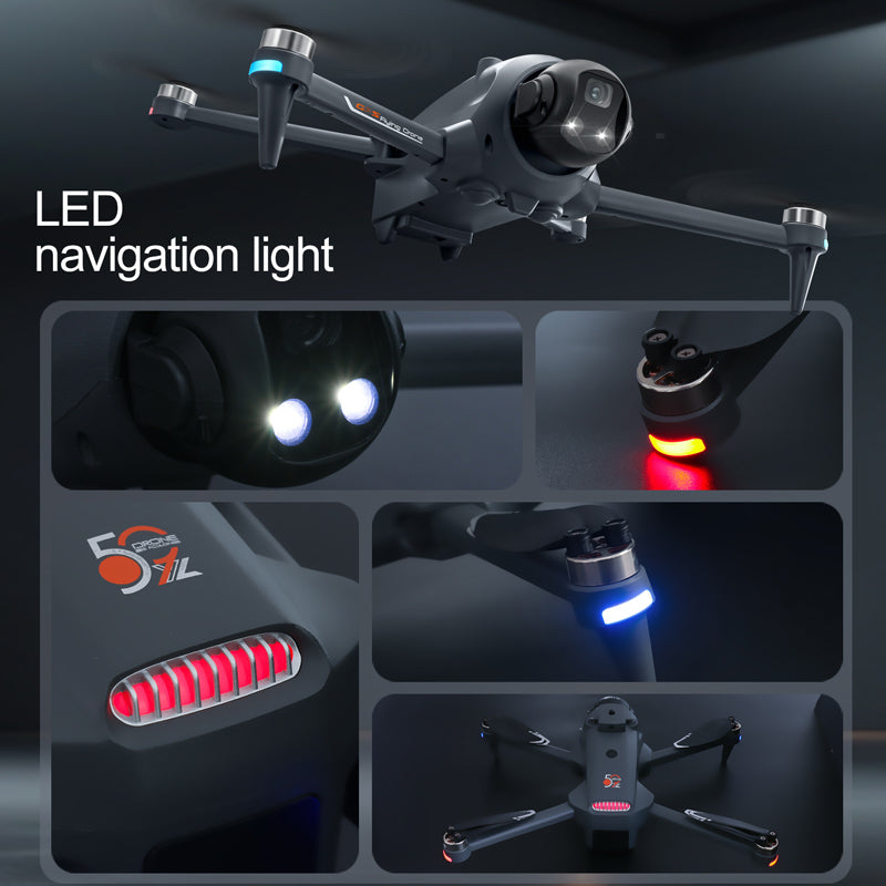 Drone YL059 GPS Remote Control Brushless Aircraft with Drop Function Obstacle Avoidance, and 5G Screen Control Quadrcopter