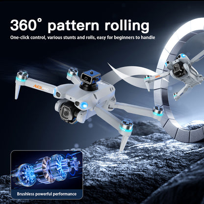 New Aerial Photography Drone AE5Pro Screen-Controlled Smart Obstacle Avoidance HD Electric Adjustment Quadcopter Remote Control Aircraft