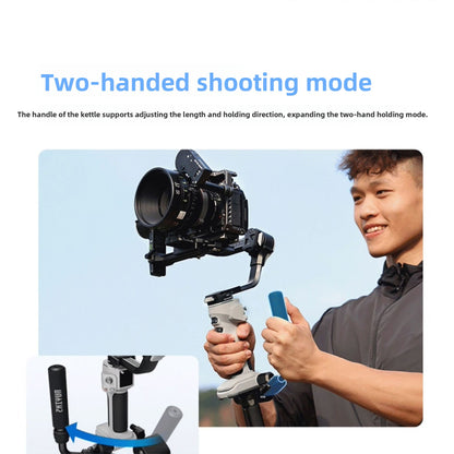 4E Gimbal Stabilizer 3 Axis Professional Camera Anti Shake for Sony Canon Nikon Mirrorless Cameras Wireless Bluetooth Connectivity