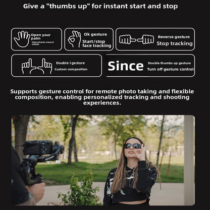 Tech Scorpion 3 3-Axis Gimbal Stabilizer for Live Stream Photography Camera Professional Anti-Shake Multi-Functional Commercial Shooting