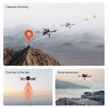 New D12 three-axis gimbal drone, equipped with high-definition professional dual camera aerial photography, GPS positioning, 360 ° telescopic obstacle avoidance, 45 minute endurance, 4500mAh large battery, flying 10 kilometers