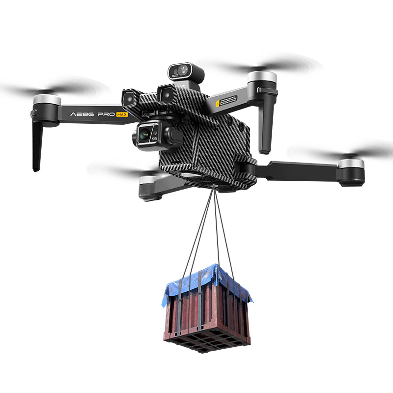 AE86 professional aerial drone 5G digital image transmission GPS positioning automatic return 360 degree radar obstacle avoidance three-axis cloud platform long endurance aircraft remote control aircraft