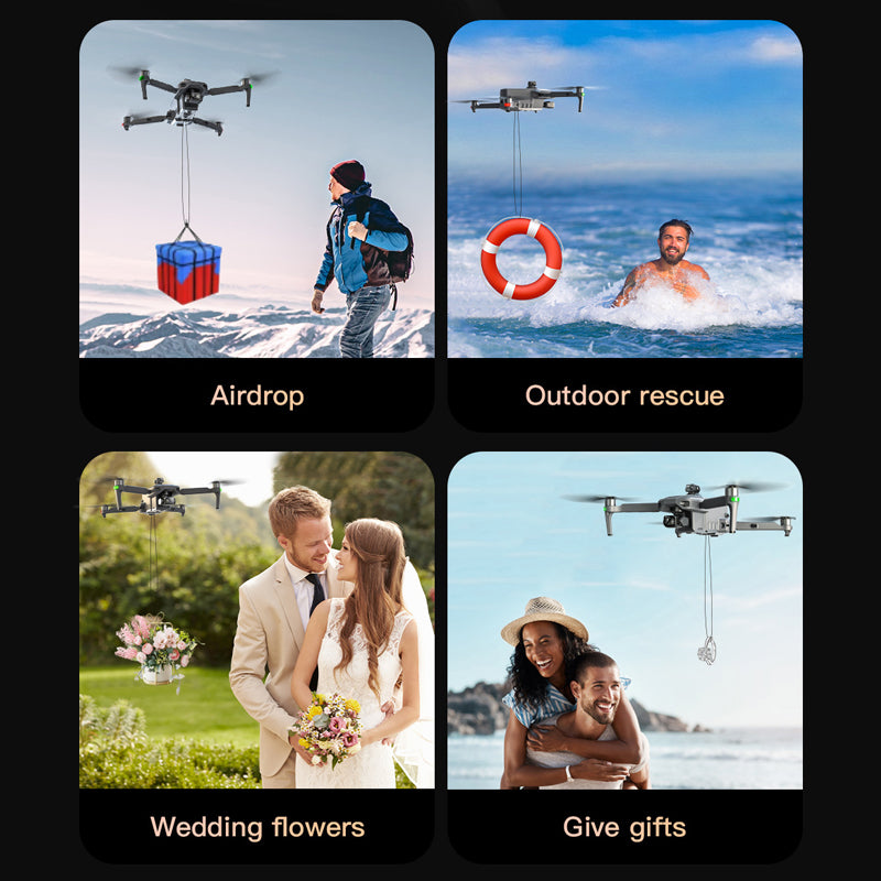 SG909 high-definition three-axis anti shake imaging drone, 10 kilometers 5G digital image transmission with screen remote control, professional level aerial photography, 45 minutes long endurance, 360 degree obstacle avoidance aircraft