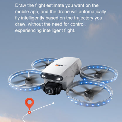 M6S professional drone screen control aerial photography brushless remote control aircraft dual camera optical flow lighting aircraft