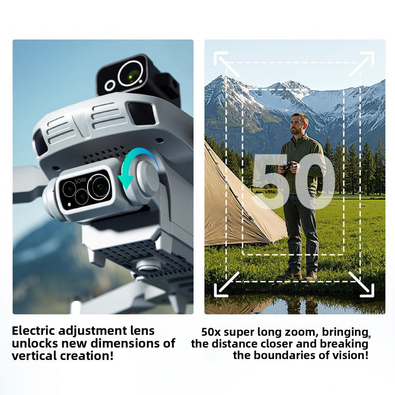 8K dual-camera F8 obstacle-avoiding mini drone with LCD screen remote control, GPS positioning, brushless high-definition aerial photography aircraft, 10 0m image transmission, 360-degree omnidirectional obstacle avoidance, 35-minute flight time