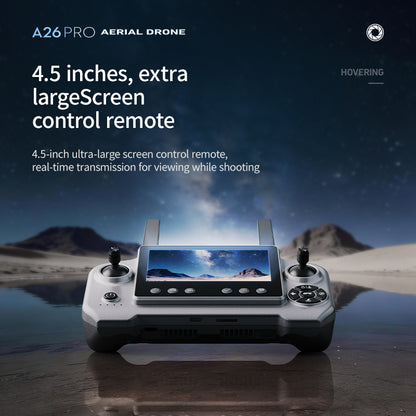A26PRO brushless GPS automatic return high-definition aerial photography drone professional level quadcopter intelligent obstacle avoidance 4.5-inch large screen remote control 180 degree electrically adjustable lens