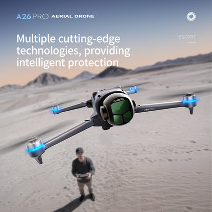 A26PRO brushless GPS automatic return high-definition aerial photography drone professional level quadcopter intelligent obstacle avoidance 4.5-inch large screen remote control 180 degree electrically adjustable lens