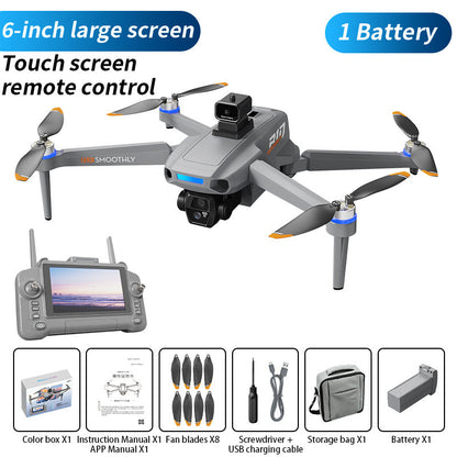 B10 Intelligent Touch Screen Controlled High-Definition Aerial Photography Drone Intelligent Obstacle Avoidance Brushless Foldable Gps Quadcopter