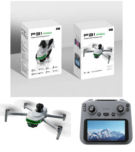 The new P31GPS drone features a 360-degree all-round laser obstacle avoidance system, a 4.5-inch screen, 8K ultra-clear dual cameras, and a 20-kilometer image transmission head for aerial photography