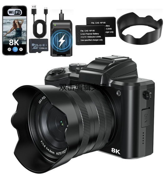 8K digital high-definition camera entry-level mirrorless 48 megapixel camera recorder