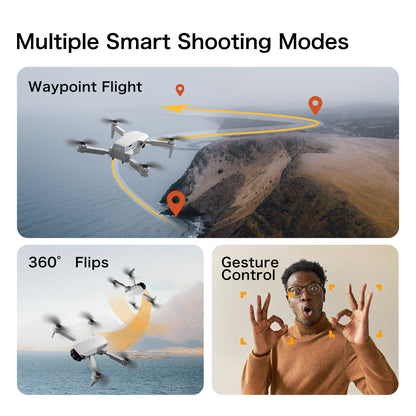Aeri 100mini brushless drone with VR glasses, optical flow hovering, shock resistant and wind resistant aircraft, high-definition professional aerial photography, dual cameras, intelligent mirror operation, remote control aircraft