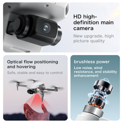 Aeri 100mini brushless drone with VR glasses, optical flow hovering, shock resistant and wind resistant aircraft, high-definition professional aerial photography, dual cameras, intelligent mirror operation, remote control aircraft