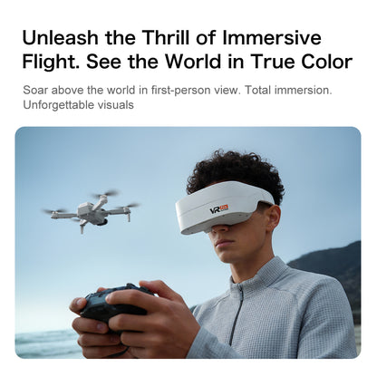Aeri 100mini brushless drone with VR glasses, optical flow hovering, shock resistant and wind resistant aircraft, high-definition professional aerial photography, dual cameras, intelligent mirror operation, remote control aircraft