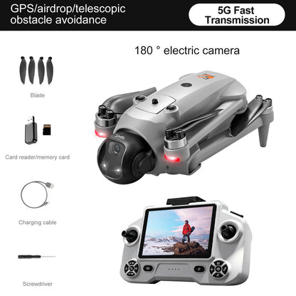 Drone YL059 GPS Remote Control Brushless Aircraft with Drop Function Obstacle Avoidance, and 5G Screen Control Quadrcopter