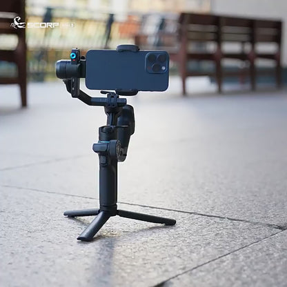 2026 New Scorpion Mini 3 Gimbal Stabilizer 360 Degree Rotation Handheld for Smartphone Camera Video Shooting Professional Multifunctional