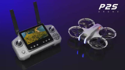 The P2S brushless aerial photography mini drone is equipped with a large screen, remote control, obstacle avoidance, all-inclusive, shock-resistant, electrically adjustable, long-lasting, and high-definition camera aircraft