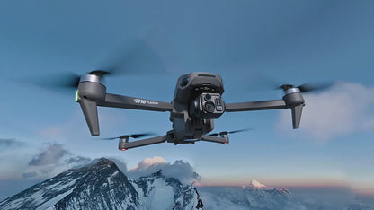 New D12 three-axis gimbal drone, equipped with high-definition professional dual camera aerial photography, GPS positioning, 360 ° telescopic obstacle avoidance, 45 minute endurance, 4500mAh large battery, flying 10 kilometers