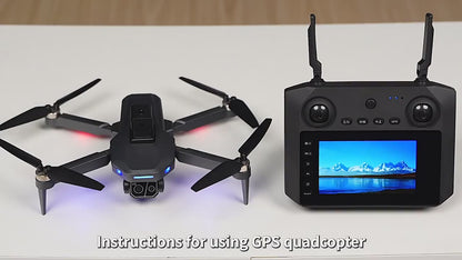 K619MAX remote control brushless unmanned aerial vehicle with 4.5-inch display screen