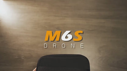 M6S professional drone screen control aerial photography brushless remote control aircraft dual camera optical flow lighting aircraft