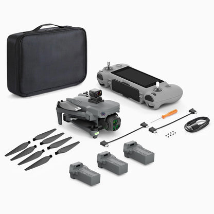 YunJiang K7 drone professional aerial photography with screen remote control 5G data 8K image transmission 8K high-definition camera 35 minute endurance laser GPS positioning 360 degree obstacle avoidance zoom composition 3800mAh battery powered aircraft
